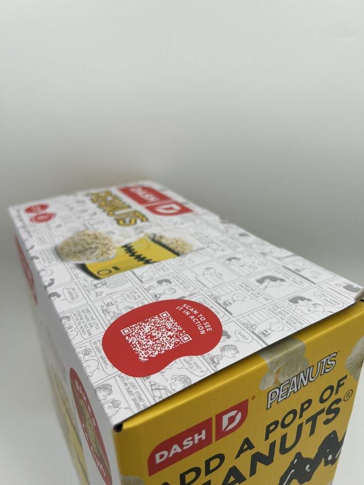 New Peanuts x Dash Popcorn Maker -New & unopened