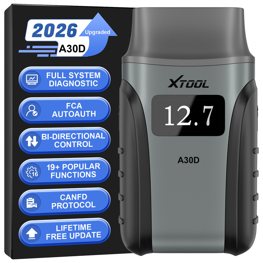 2026 XTOOL A30D Bidirectional OBD2 Scanner Bluetooth Diagnostic Tool All System
