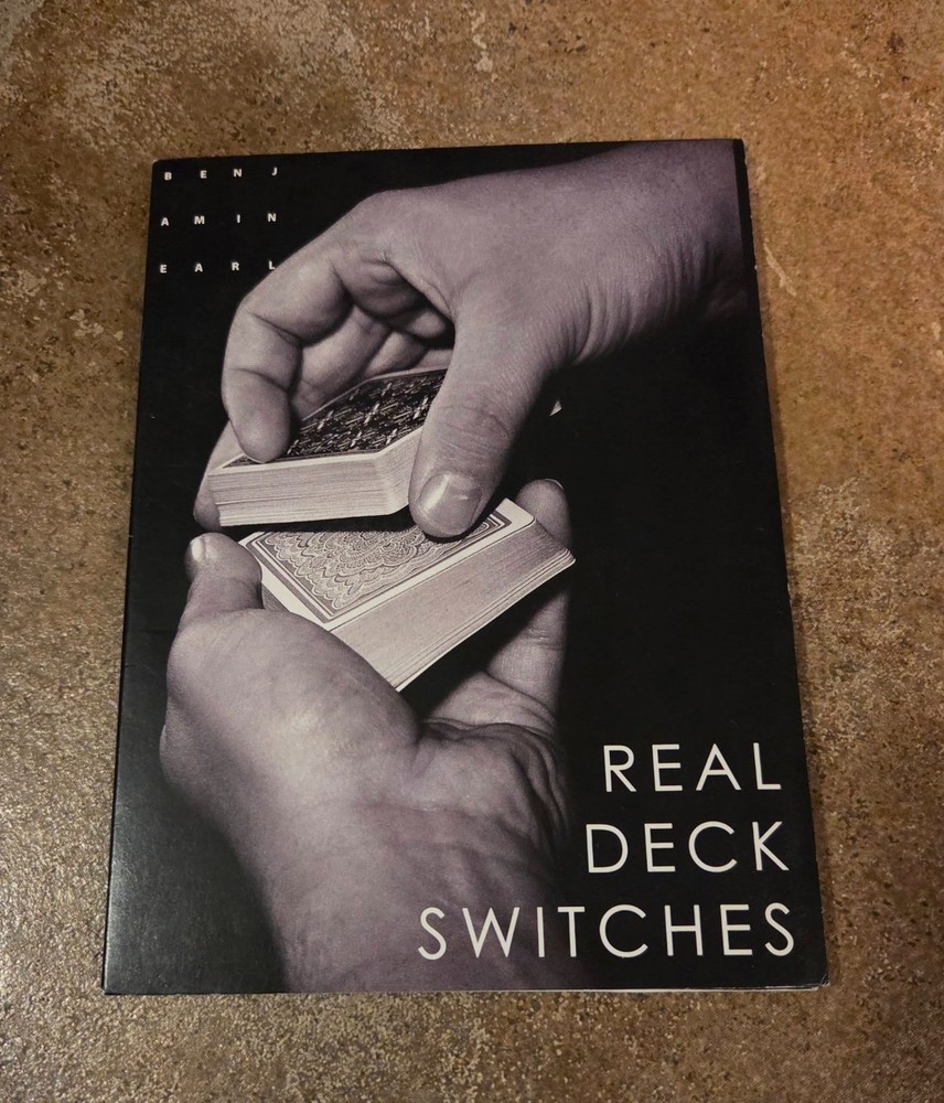 Real Deck Switches by Benjamin Earl Magic Mentalism Tricks