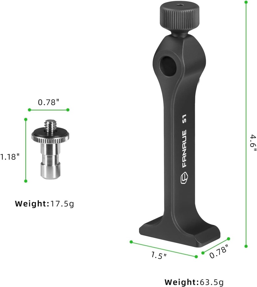 Durable Waterproof Binocular Mount with Quick-Release Feature, 1/4 Inch Thread