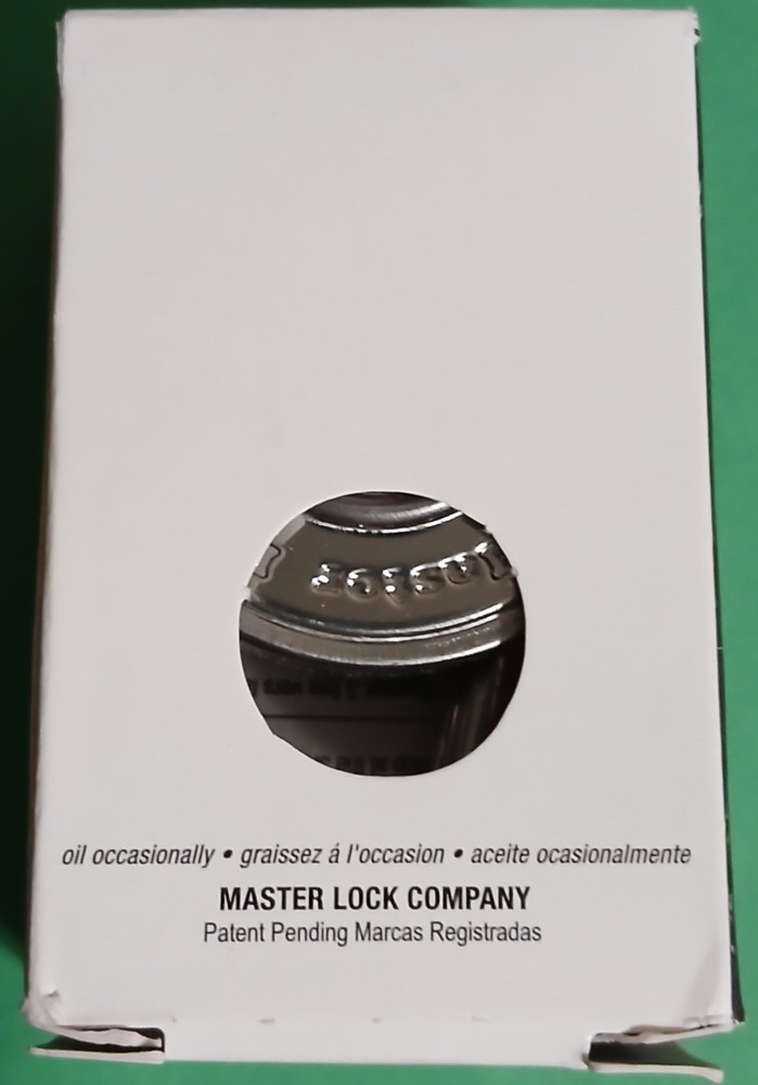 Master Lock 1525 Combination Padlocks Dial