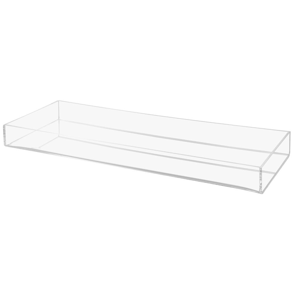 24 x 8 Countertop Acrylic Accessory Trays