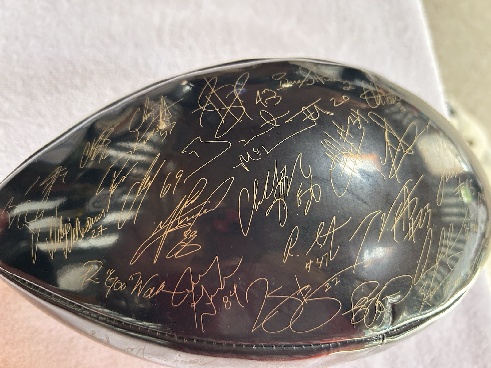 2005 TEAM SIGNED STEELERS FOOTBALL