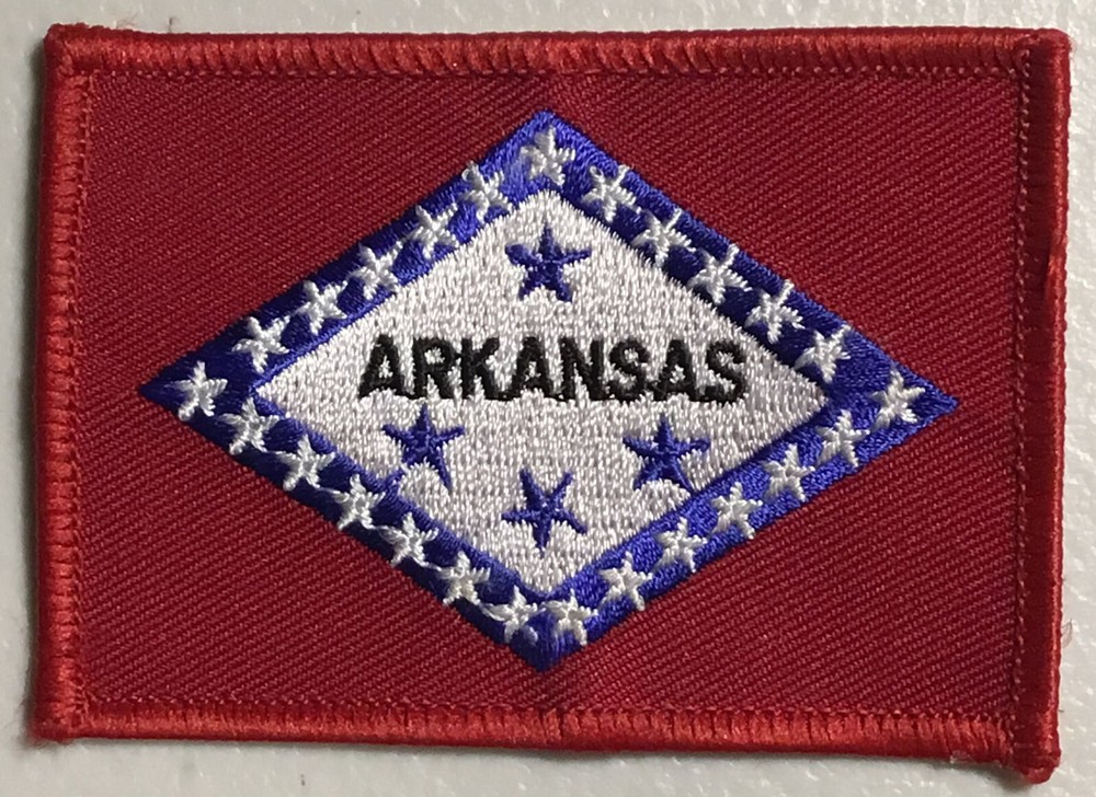 Arkansas State flag patch