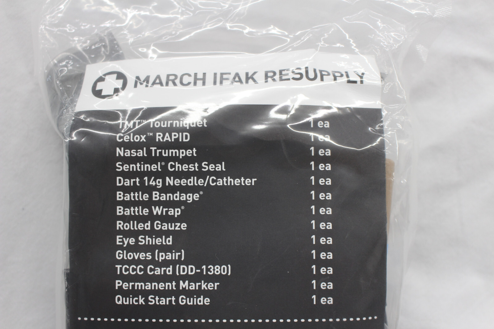 MARCH IFAK RESUPPLY KIT REFILL KIT  DATED  2026
