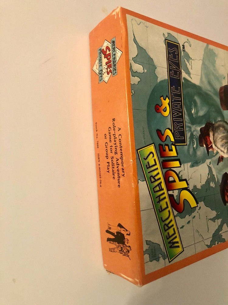 Mercenaries Spies & Private Eyes RPG Box Set Game