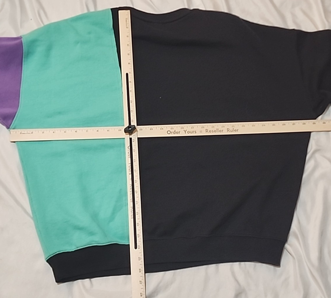 Disney Haunted Mansion 2023 Sweatshirt Adult sz Large ColorBlock Long Sleeve R1