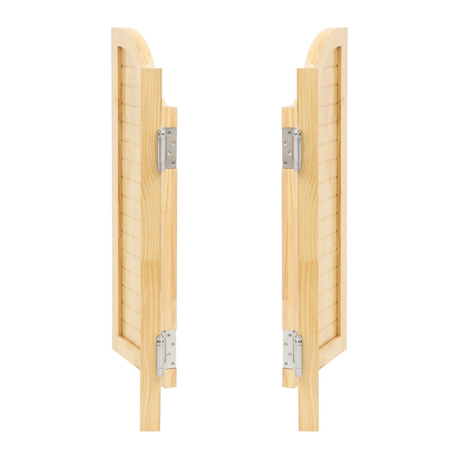 Swing Solid Wood Door Partition Door Shop Entrance Partition Double Door Design