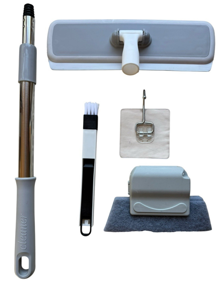 Window Screen & Track Cleaning Tool 5-Piece Kit - Blue