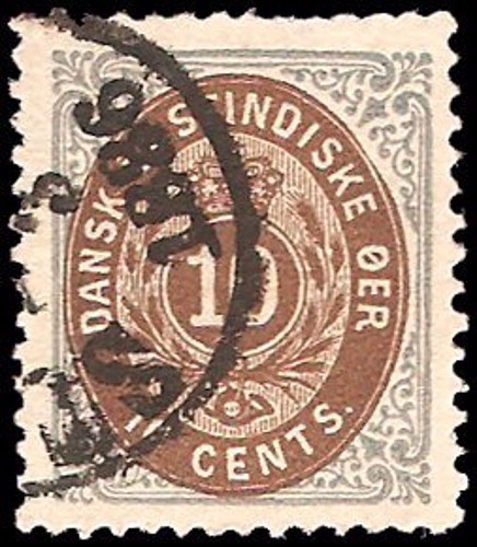 Danish West Indies #10 Used