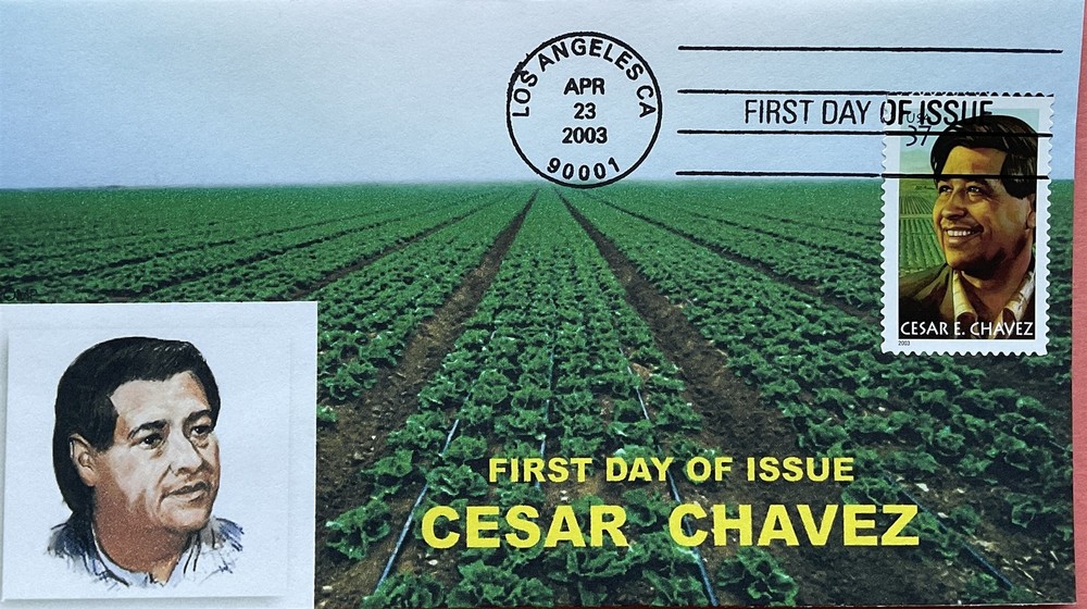 Romp Cachets 3781 Cesar Chavez American Farm Workers Union