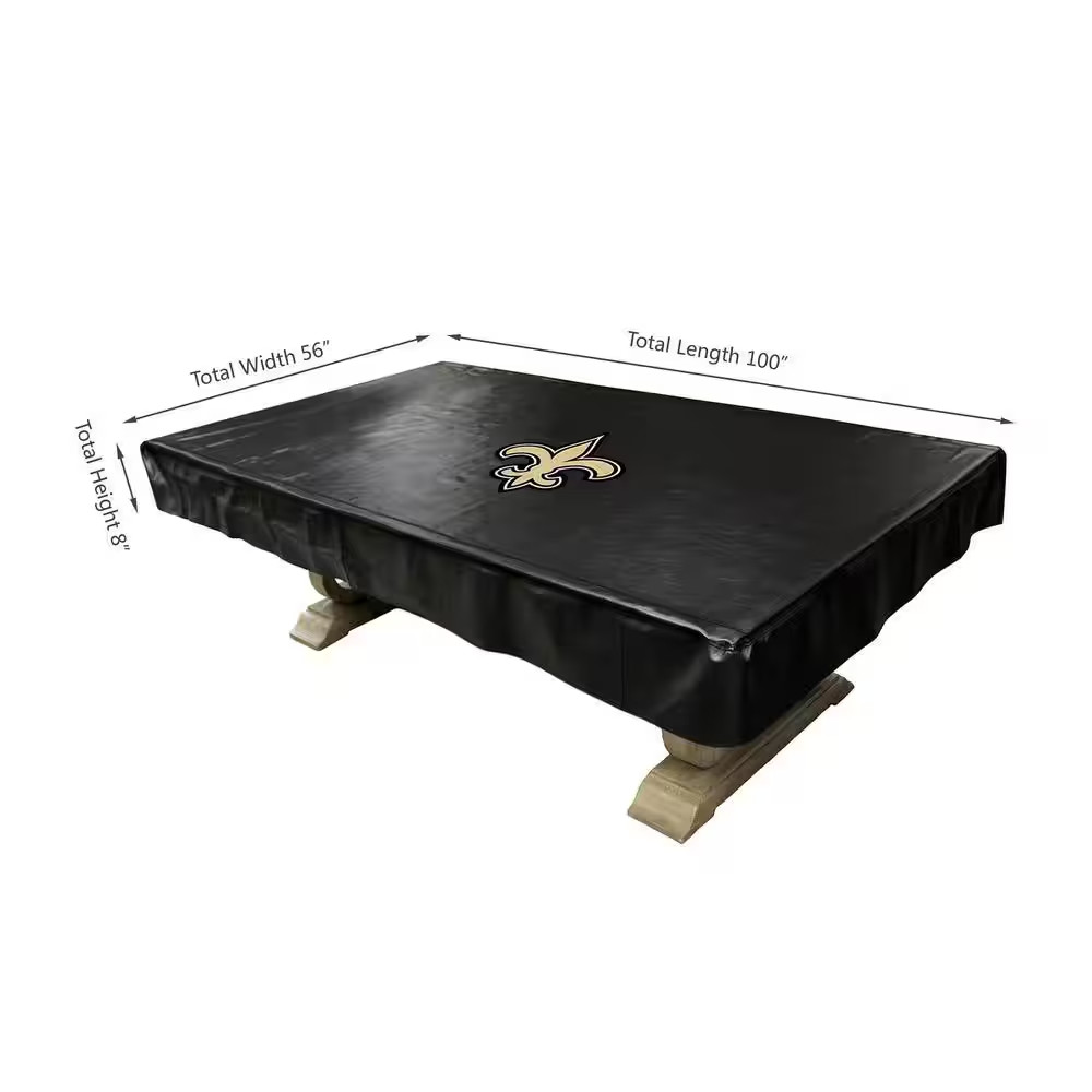 New Orleans Saints Pool Table Cover