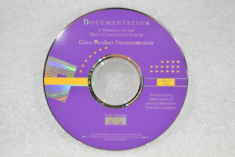 CISCO IOS SOFTWARE DOCUMENTATION CD-ROM MACINTOSH, WINDOWS, UNIX ( 2 DISC SET )