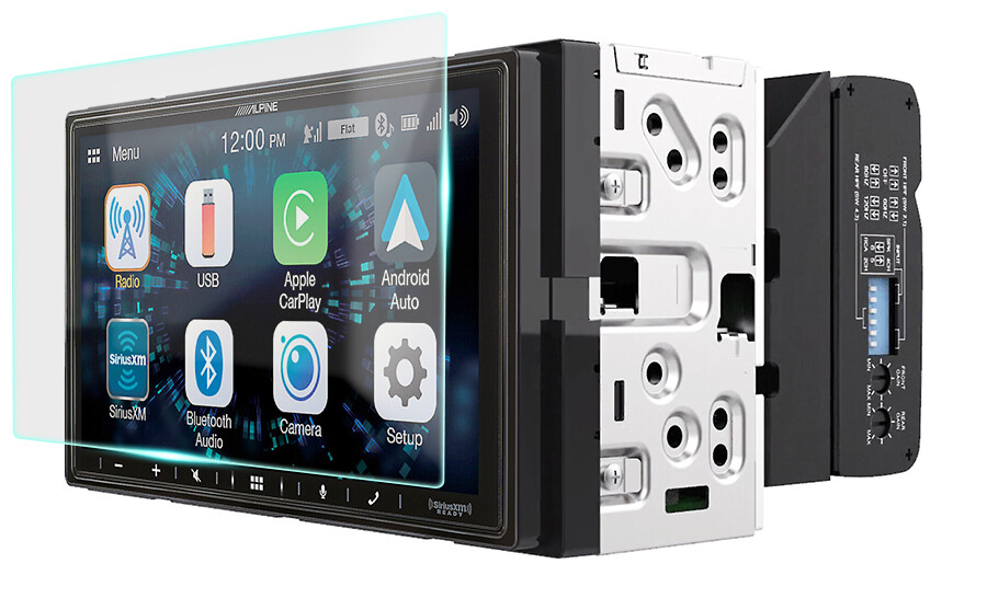 Crystal Clear Screen Protector for Alpine ILX-650 In-Dash Navigation