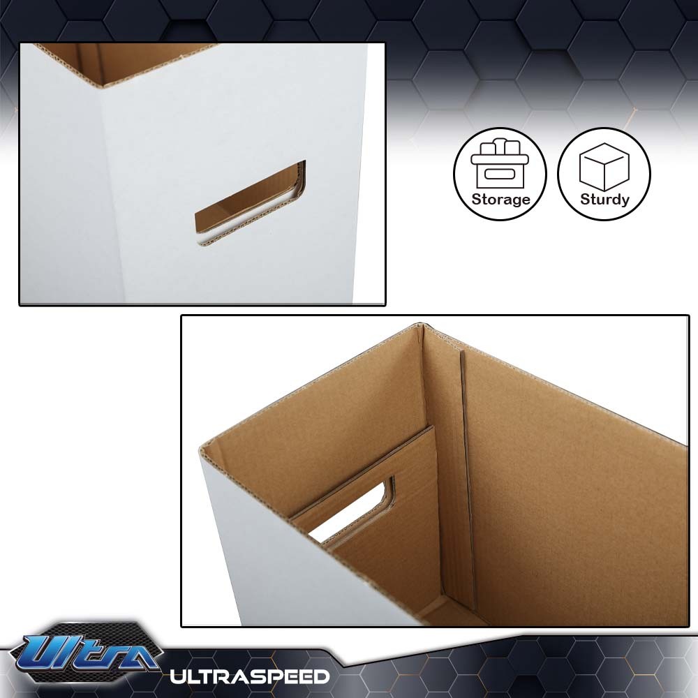 3PCS Short Comic Book Storage Boxes Holds 150 175 Stackable Archival Cardboard