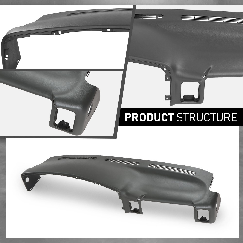 Fits 1999-2006 Chevy Silverado Sierra Molded Dash Cover Cap Board Overlay Gray