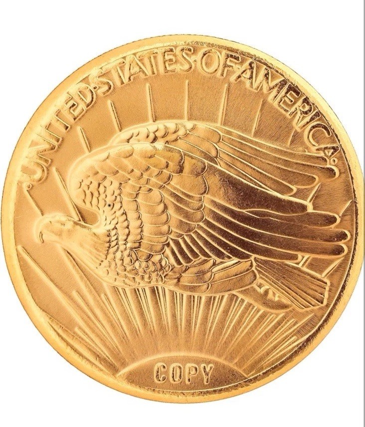 #1 SAINT ST. GAUDENS American Coin Treasures 1933 P $20 Gold Double Eagle 24kt