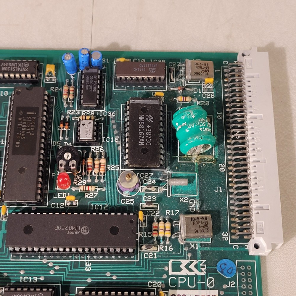Telecor CPU-0 Rev 2 Plug In Module BCE Computer PCB Control Board