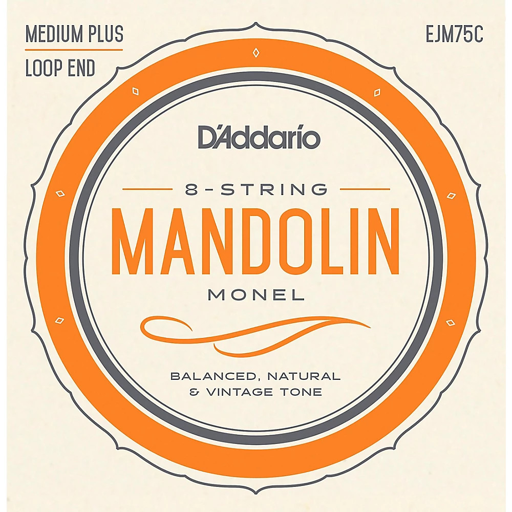 D'Addario Monel Mandolin Strings Medium Plus