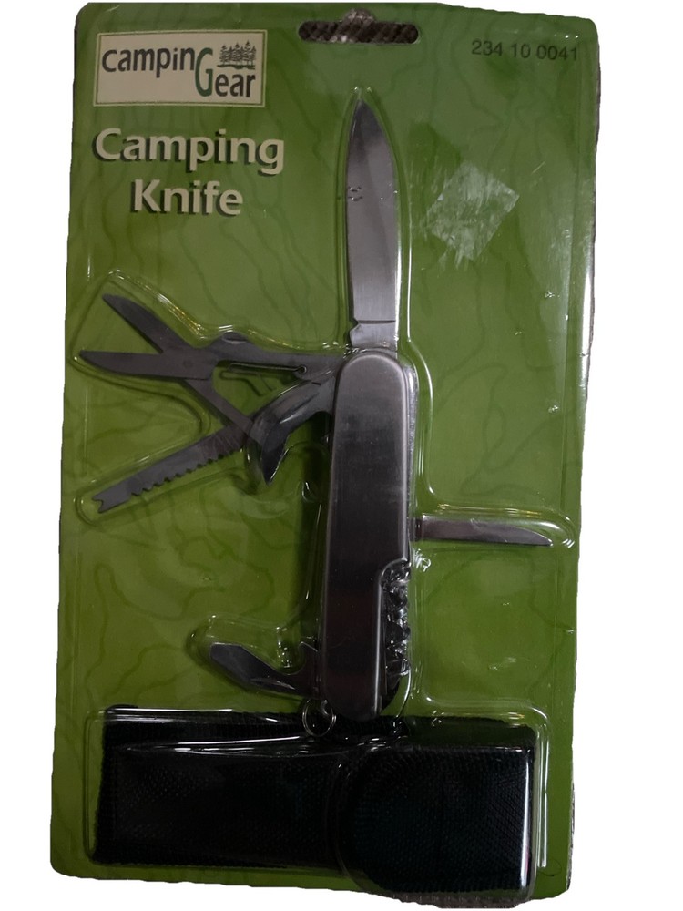 Multifunction Camping Knife With Case By Camping Gear