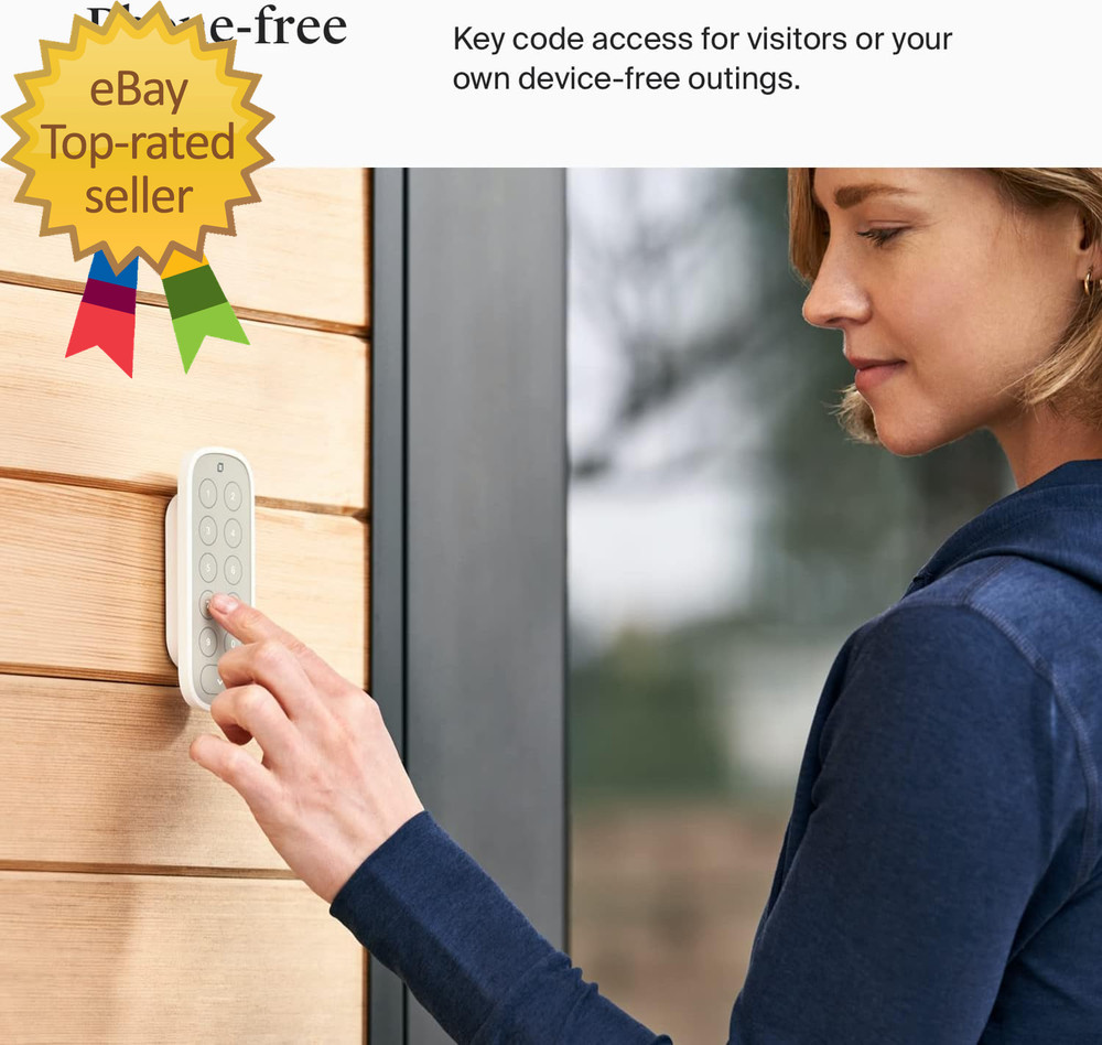 Keypad - Compatible with Any Lock or Bolt - Weatherproof with LED Backlight - B