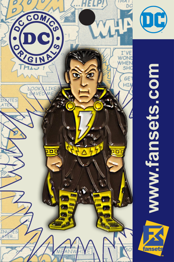 DC Comics Classic BLACK ADAM Licensed FanSets Pin MicroJustice