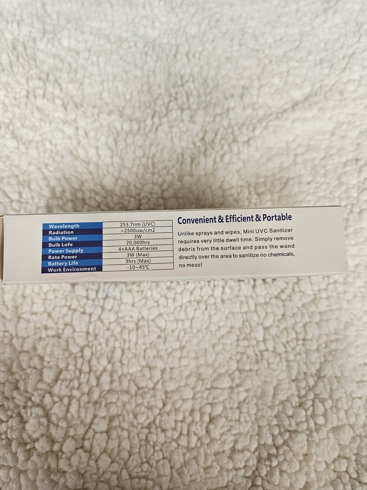 Portable UV Sterilizer foldable unit. New