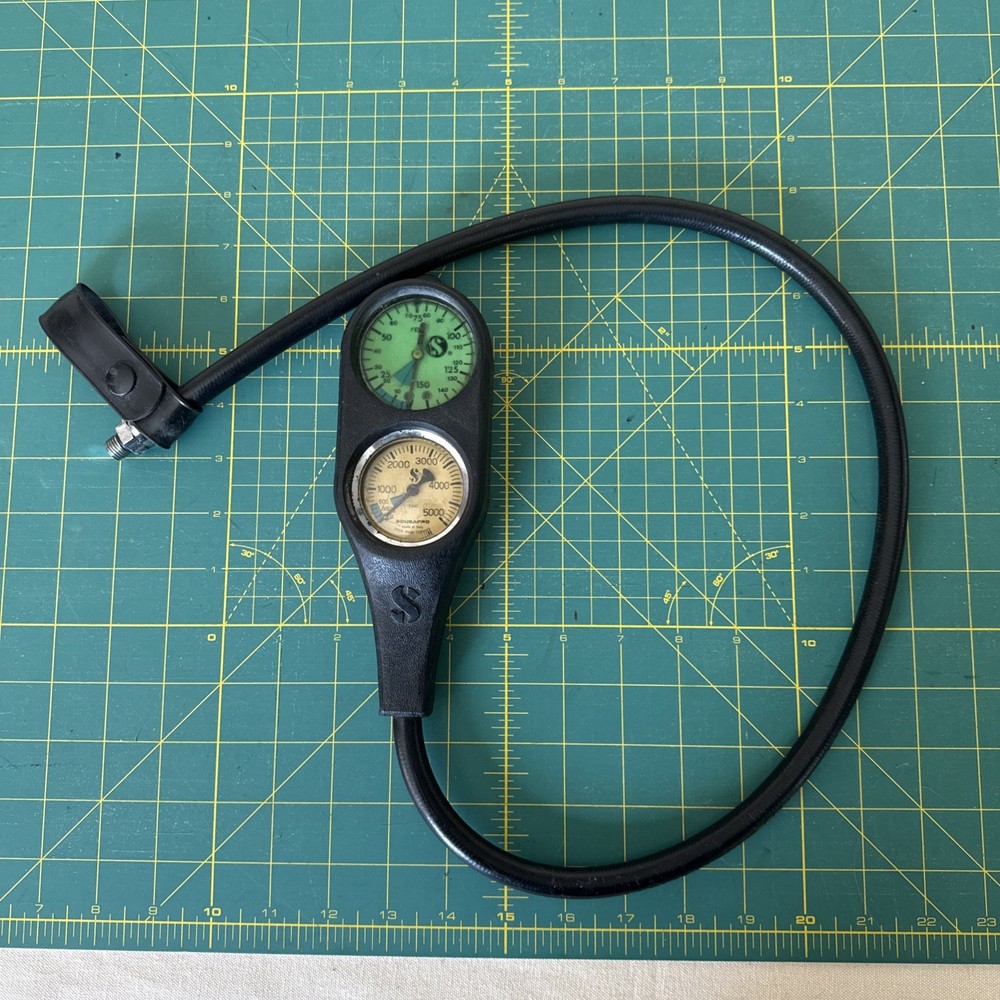 Scubapro  Console  Gauge - Untested