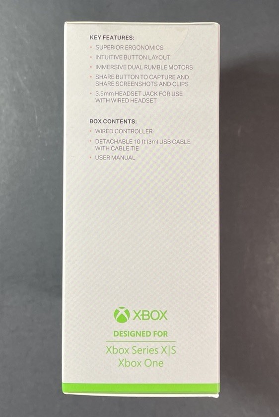 Official XBOX Wired Controller [ BLACK ] NEW