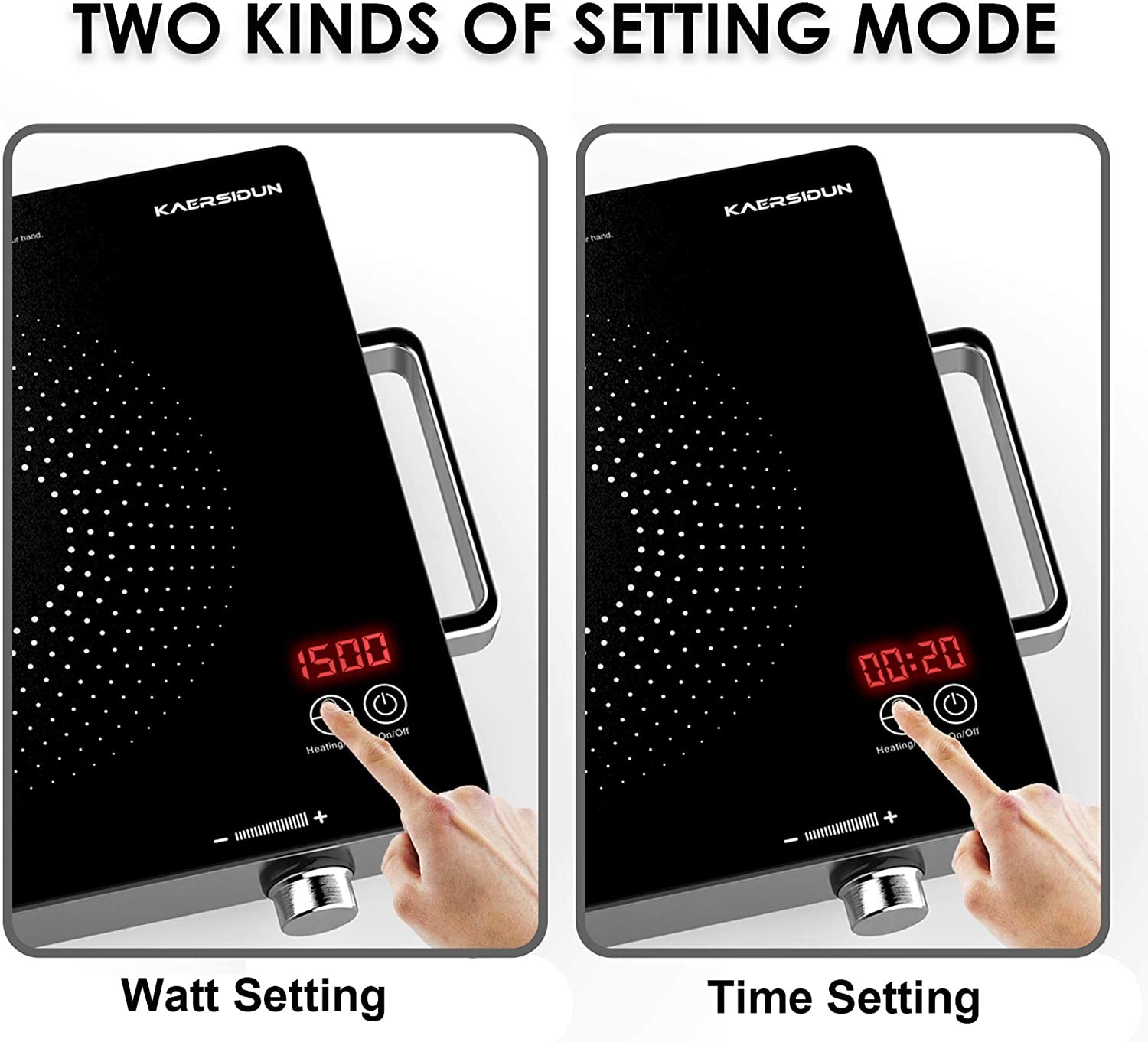 1500W Hot Plate Electric Stove Cooktop Single Burner for Cooking 120V Burner