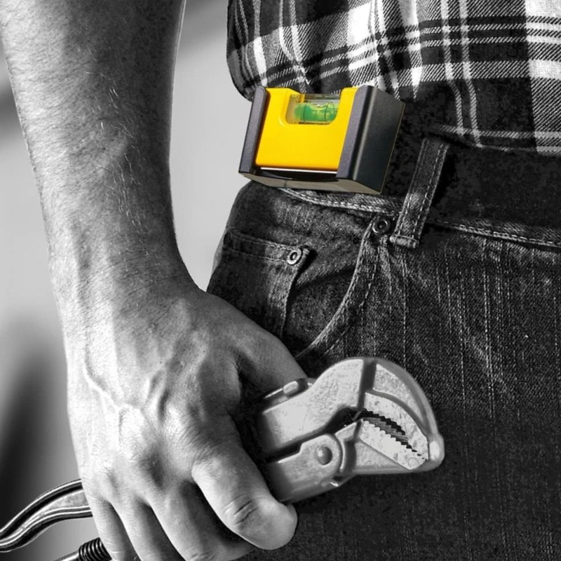 Pocket Sized Bubble Level Device Tool With Base High Accuracy Readings