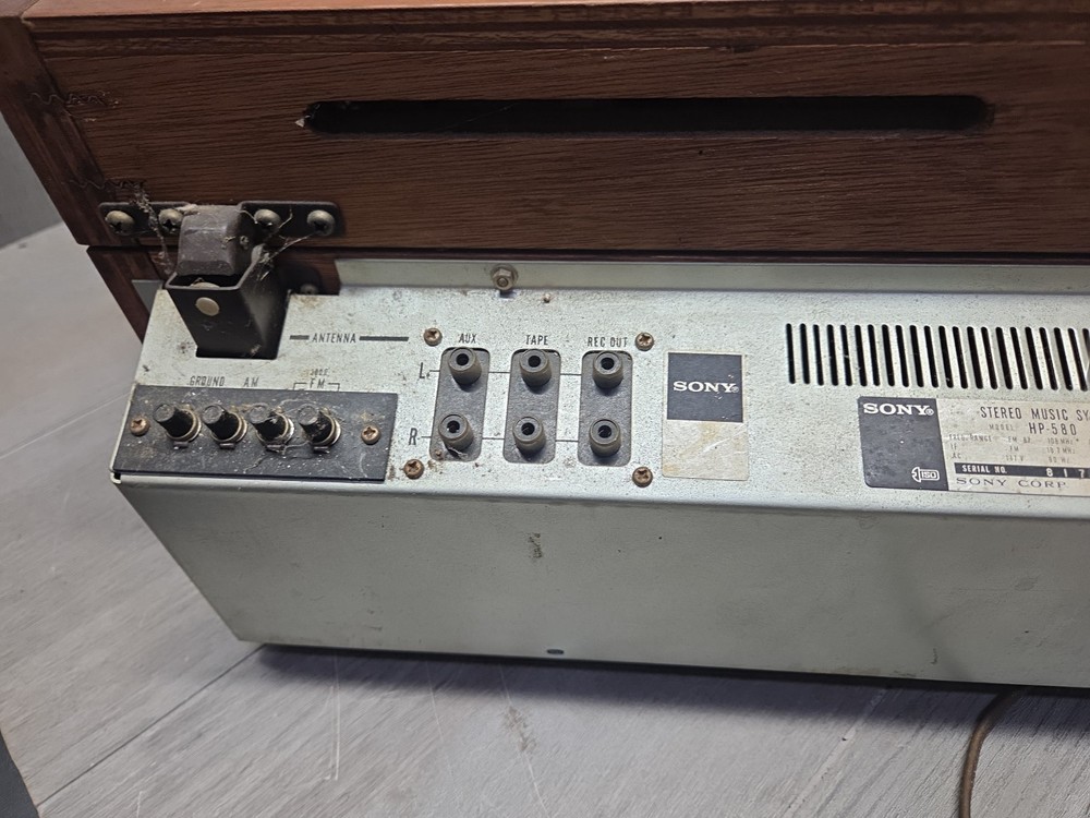 VTG Sony HP-580A Solid State Stereo Music System Please Read