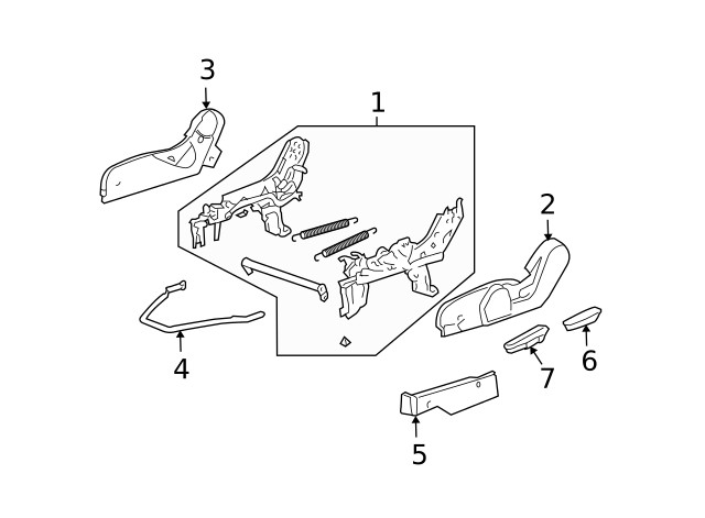 Genuine GM Adjust Handle 89045460
