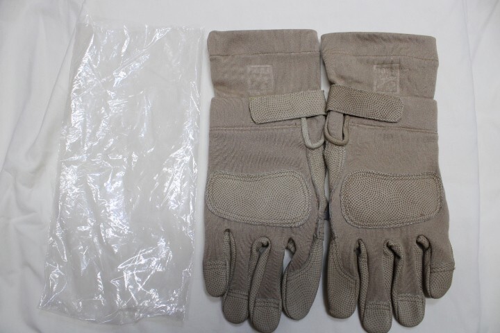 US Military USMC ANSELL HAWKEYE FROG COMBAT FR Flame Resistant GLOVES SZ L LARGE
