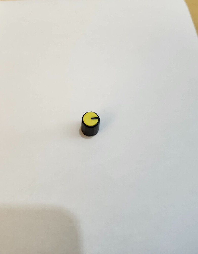 20 Pieces Plastic D Shaft Knobs Yellow