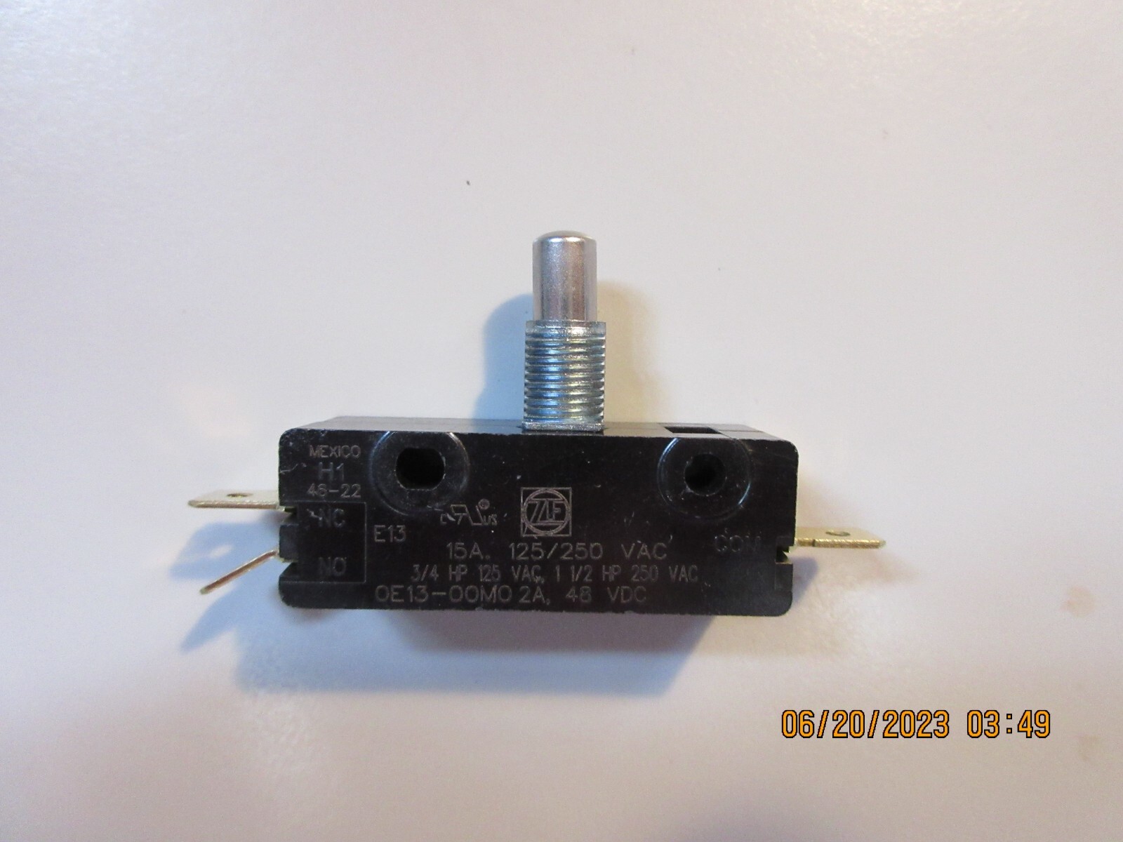 NEW Tuttnauer 1730/2340/2540/3870/EZ9/EZ10 Door Switch TUS014 OEM #01910190