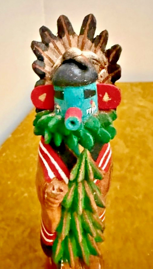 Original Kachina Wood Carving Doll - MORNING KACHINA, 7.5" Tall, By