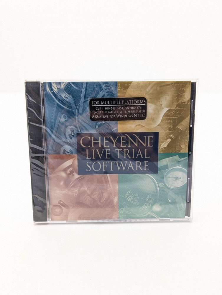 NOS Sealed Cheyenne Live Trial Software CD