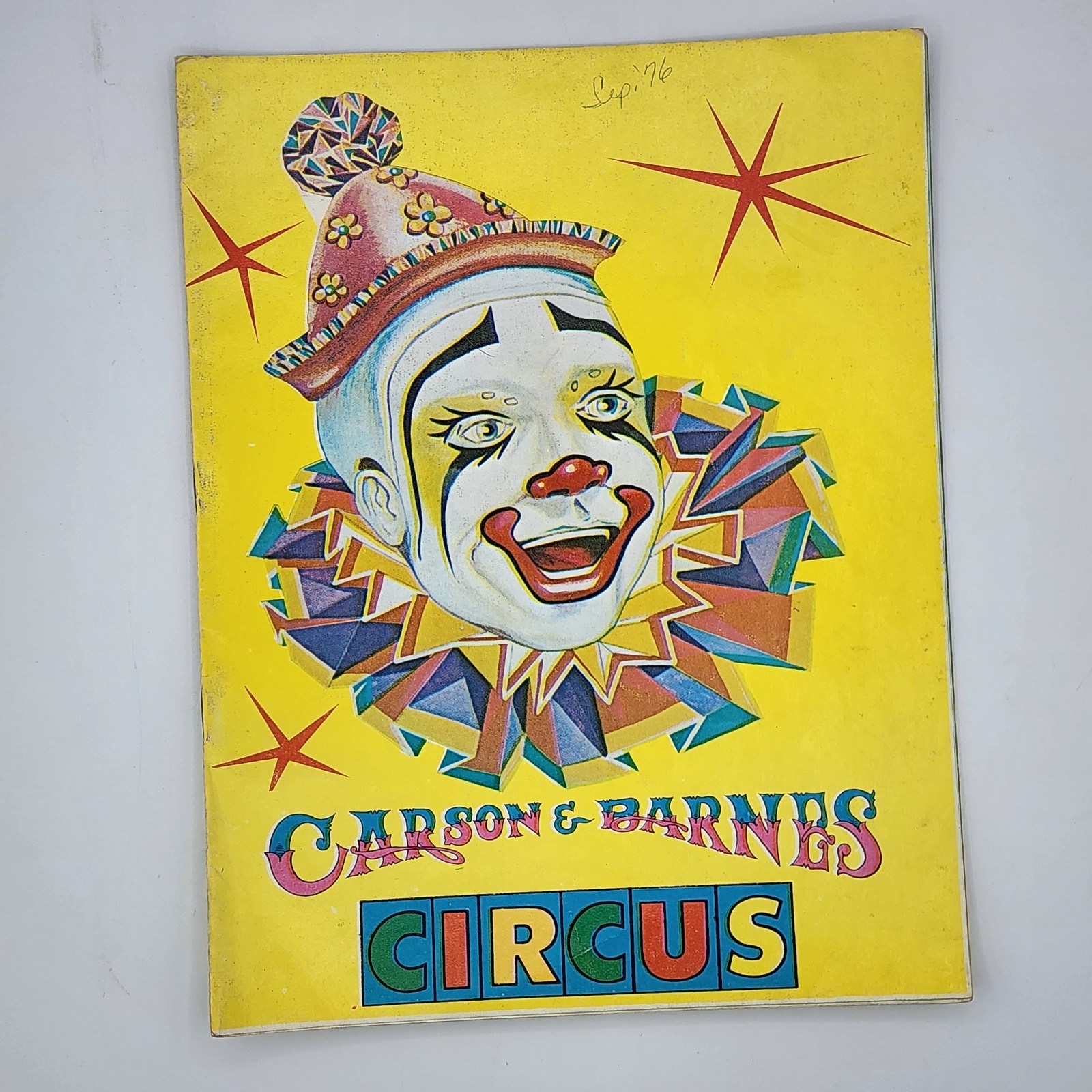 Carson & Barnes Circus Program 1976	Choctaw Publishing (VG)
