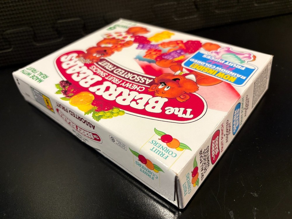 Berry Bears fruit snacks - Empty custom design display box