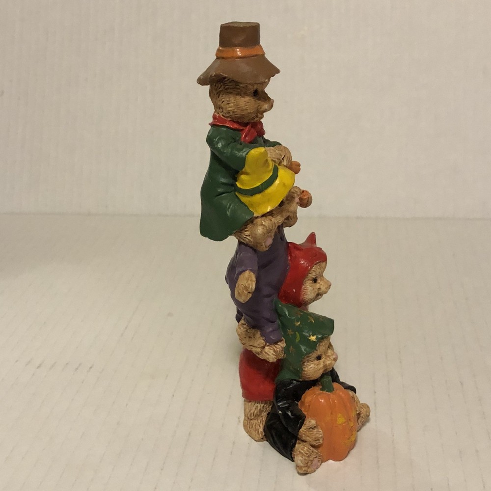 Fall Decor Bears Figurine, Stackable Bears Fall/Halloween Bears Figure
