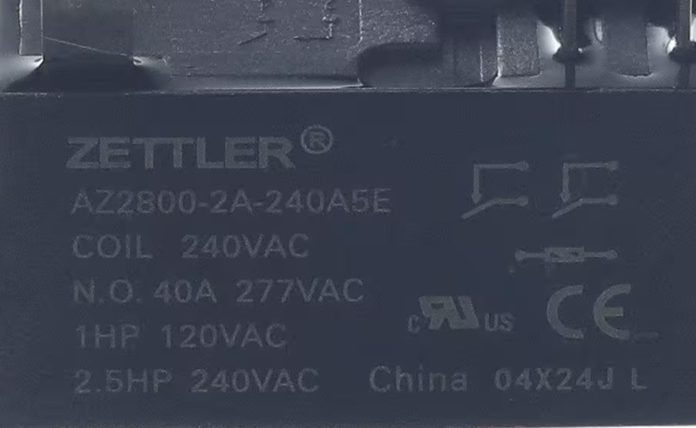 Electrolux Professional AZ2800-2A-240A5E, RELAY