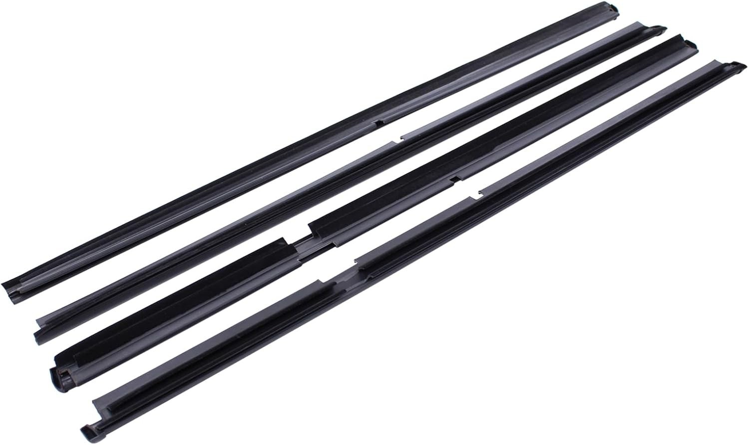ApplianPar Window Sweep Outer Weatherstrip Trim Molding Kit for Jeep Grand Chero