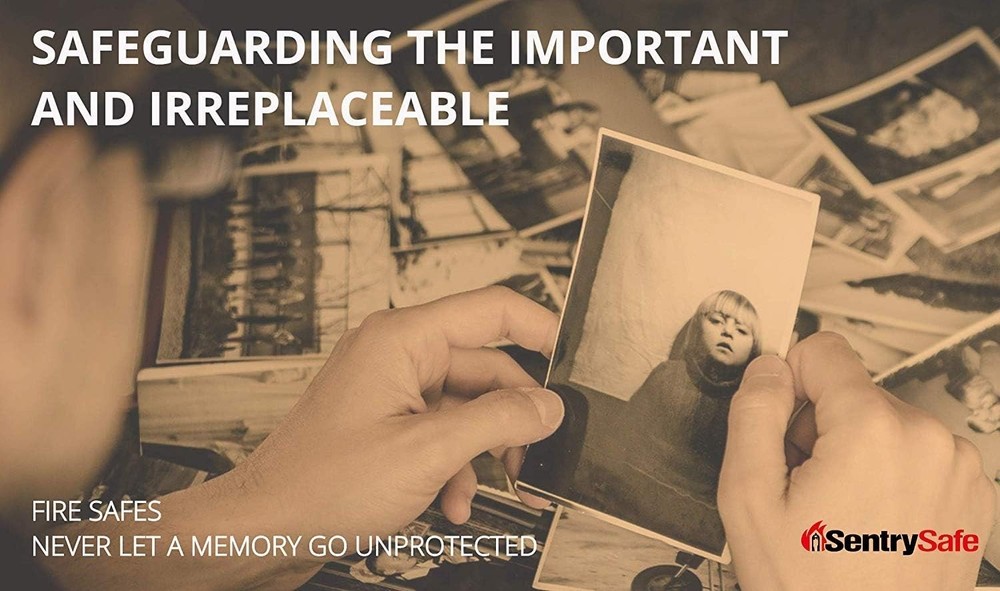 Black Fireproof & Waterproof Safe File Folder & Document Box W/ Key Lock Ex.