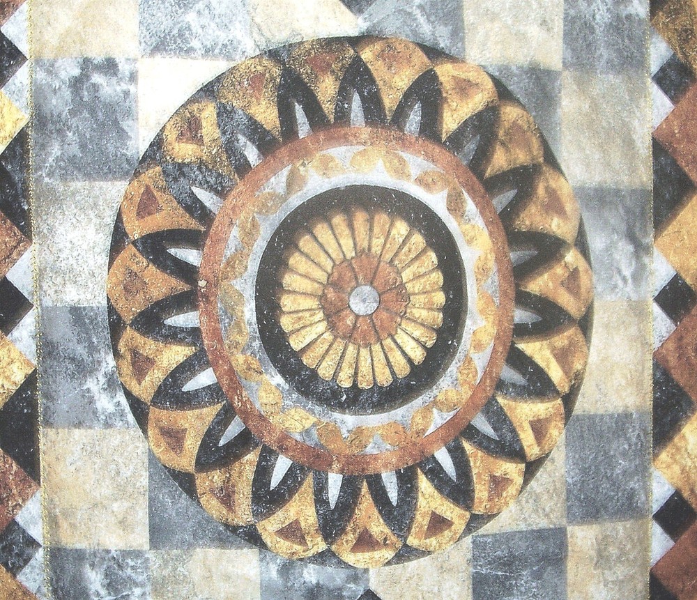 DECORATOR CUSTOM QUILTED WALL HANGING - STONEHENGE PANEL PRINT