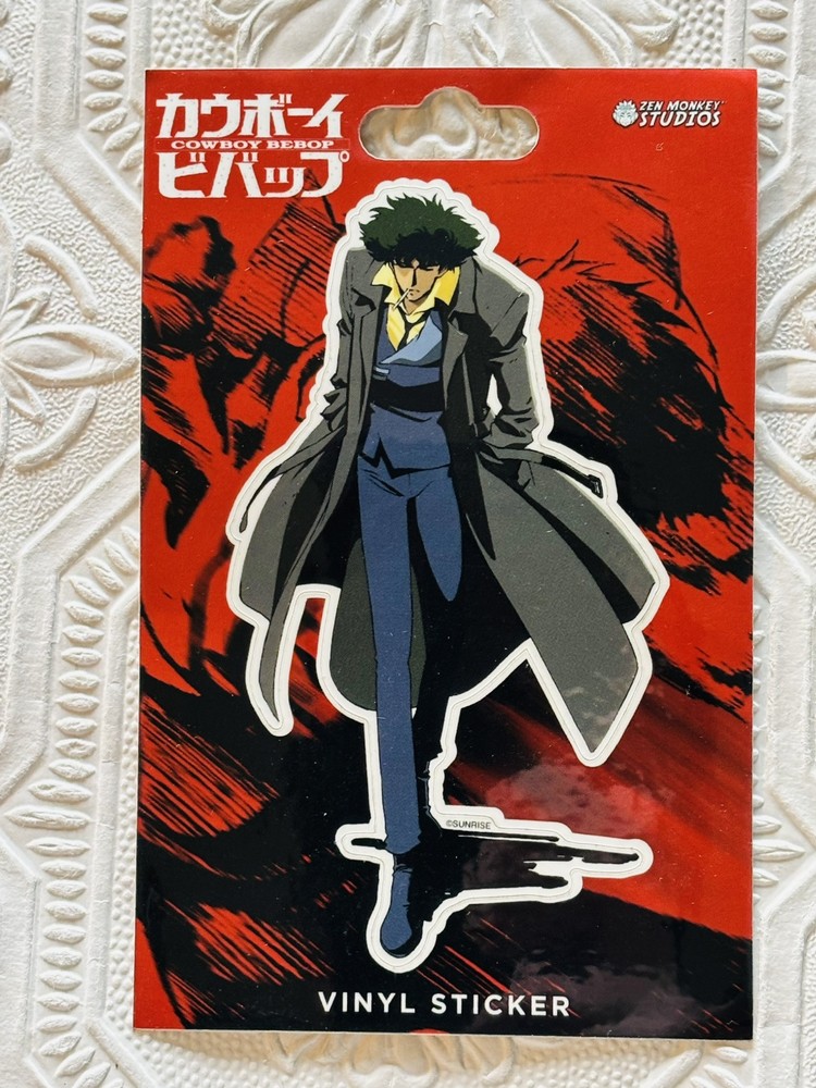 Cowboy Bebop Trenchcoat Spike Sticker Zen Monkey Studios