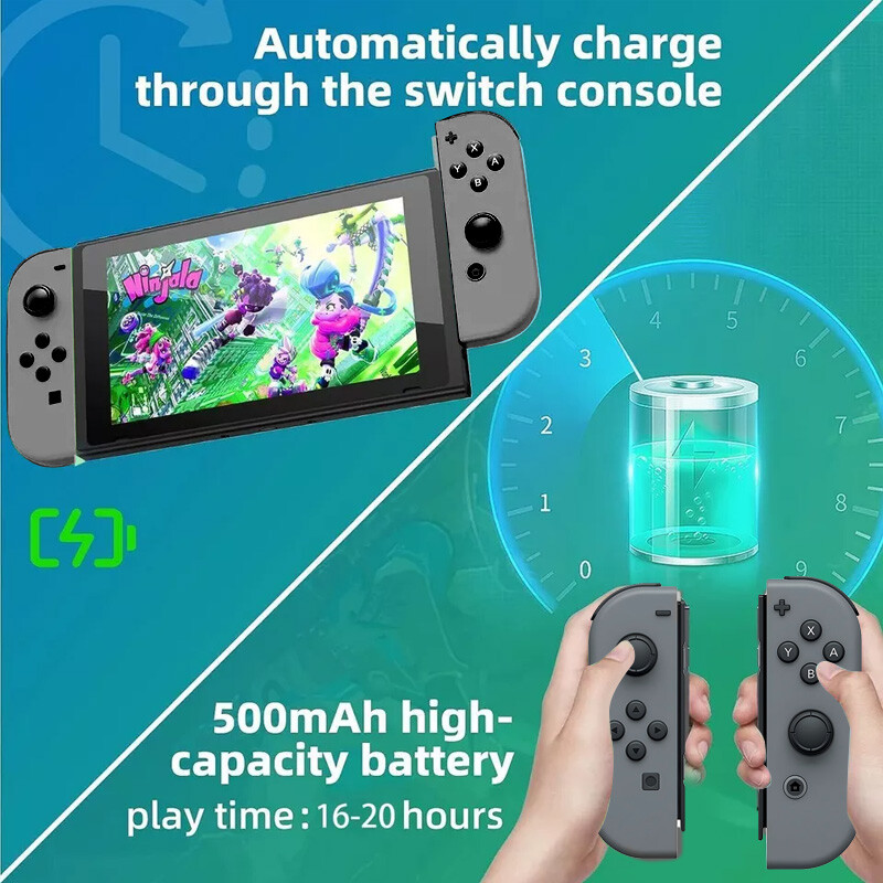 For Nintendo Switch Joy-con-Controller Left w/ Right Wireless Gamepad 1-Pair