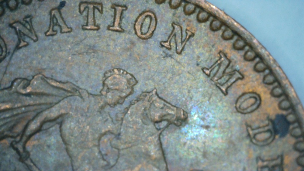 BRITAIN 1902 Edward VII Coronation Model Half Farthing Pattern Test Coin HP75