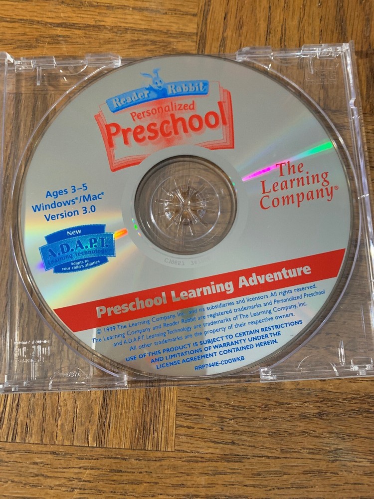 Personalized Preschool Computer Software