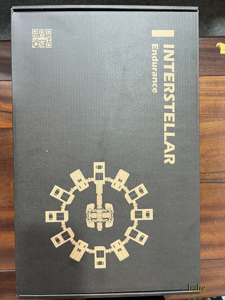 Interstellar Endurance Space Station Rotatable Model Ornament 3D Printed Collect